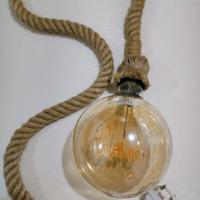 Luce led home arredamento + corda cavo design 