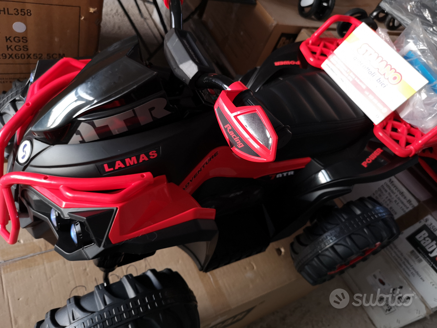 Quad 12v con telecomando (rivenditore) - Tutto per i bambini In vendita a  Salerno