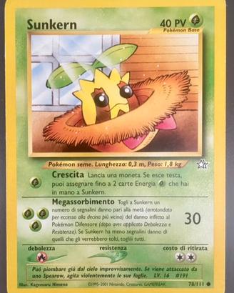 Sunkern mazzo neo genesis