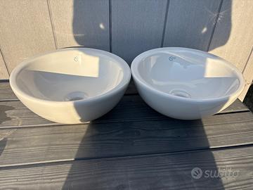 Coppia di lavabi da appoggio ideal standard