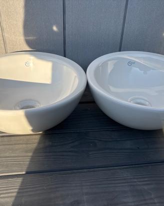 Coppia di lavabi da appoggio ideal standard