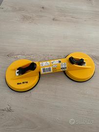 Ventosa gialla doppia dia. 11.5cm max. 60kg