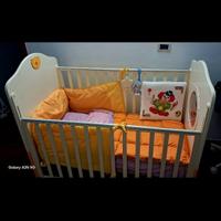 Lettino con sbarre unisex + piumone Molina+ paraco