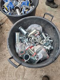 raccordi idraulica in ferro nuovi e acciaio inox 
