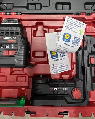 Livella Laser 20v Parkside NUOVA GARANZIA