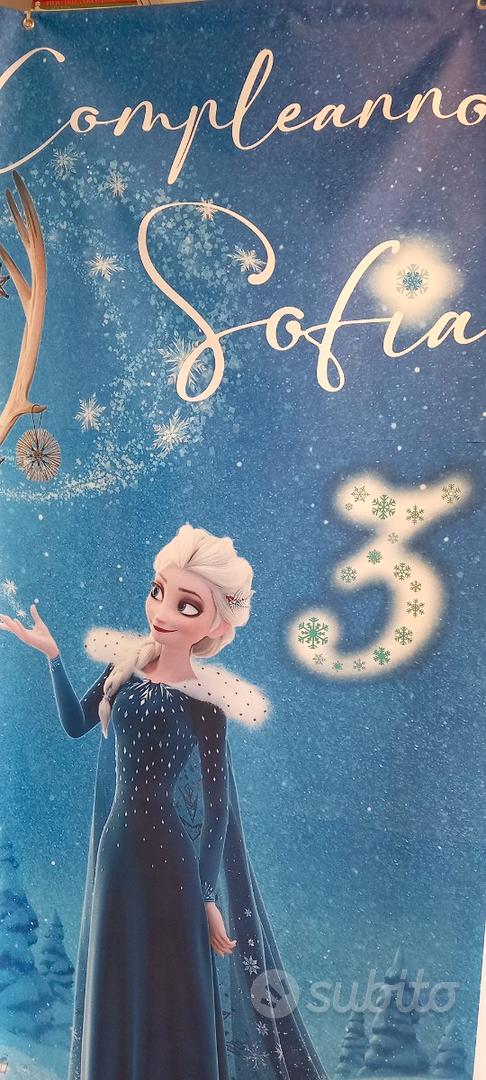Striscione compleanno Frozen - Tutto per i bambini In vendita a Vicenza