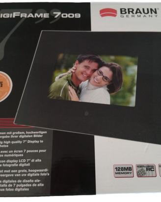 Cornice digitale Braun DigiFrame 7009, 7" – NUOVA