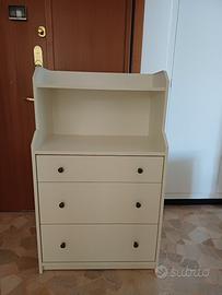 cassettiera houga bianca come nuova