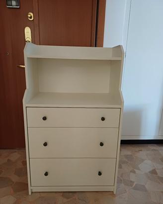 cassettiera houga bianca come nuova
