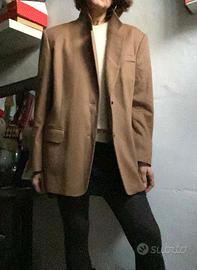 Giacca cammello in lana e cashmere tg 50