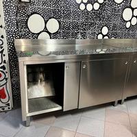 2 banchi cucina acciaio