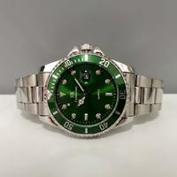 Orologio uomo cassa acciaio 40mm quadrante verde