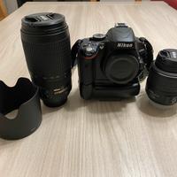 Nikon d5100 kit come nuova + nikkor 70-300