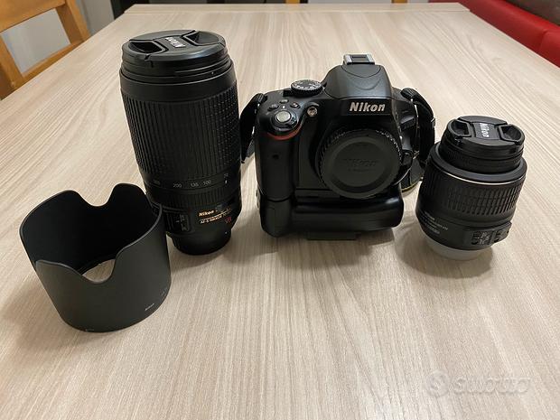 Nikon d5100 kit come nuova + nikkor 70-300