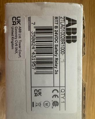 ABB RT7B 24VDC 2TLA010028R1000 Relè di sicurezza