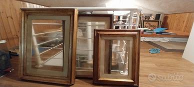  cornici  varie misure in legno originali