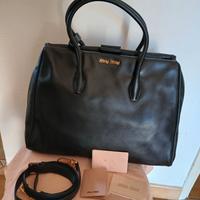 Borsa miu miu Prada pelle nera