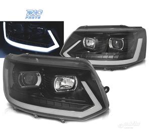 FARI VOLKSWAGEN VW T5 10-15 NERI TUBE LIGHT CON FR
