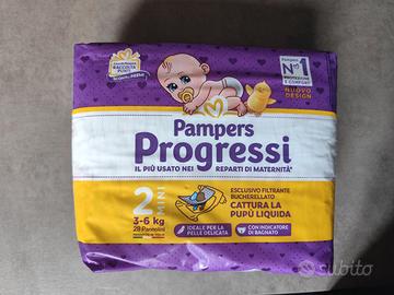 Pannolini Pampers Progressi Taglia 2 (3-6 Kg) 28pz