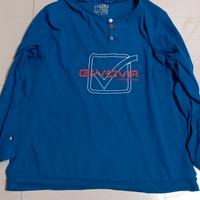 Maglietta Pigiama Uomo Givova XXL Azzurra