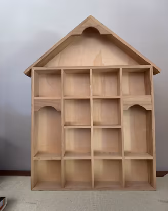 Casetta in legno porta oggetti