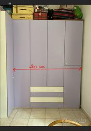 Armadio cameretta ragazza