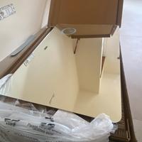 Specchio led con ingranditore e orologio touch