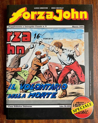 Forza John 1-17 Completa Intrepido Classic Nuova