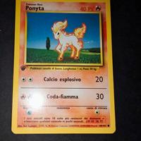 Pokémon  ponyta set base prima edizione 1ed 