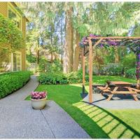 NUOVO - pergola in legno FSC 3m x 4m con accessori