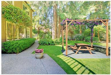 NUOVO - pergola in legno FSC 3m x 4m con accessori