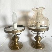 Lampade da tavolo in ottone stile vittoriano