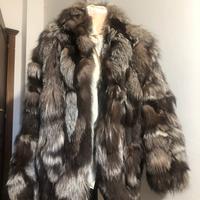 Pelliccia volpe cropped mob wife taglia 48