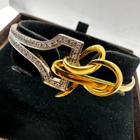 Bracciale oro 18kt e diamanti