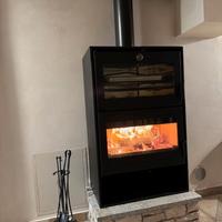 Stufa a legna Lacunza Oslo con forno