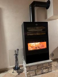 Stufa a legna Lacunza Oslo con forno