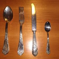 Servizio posate placcate argento