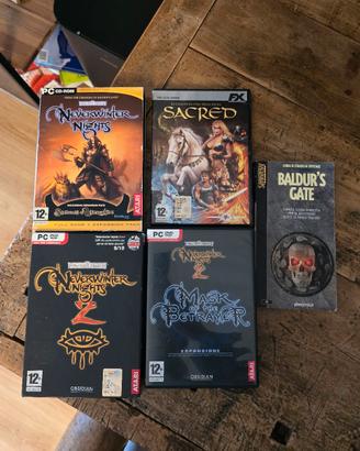 Lotto 4 videogiochi PC RPG