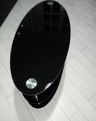 Tavolino porta TV oppure da salotto in vetro nero