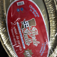 2 Vassoi in alluminio color oro