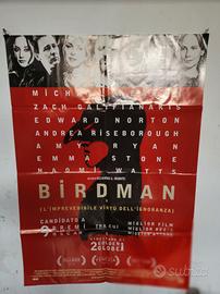 manifesto originale del film:Birdman 2014