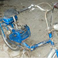 Bicicletta a motore bianchi