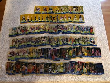 Set Lamincard Dragon Ball Z serie Oro