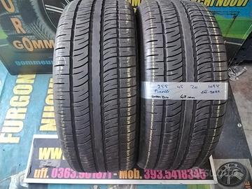 2 gomme usate pirelli 255 45 20 105v estive 