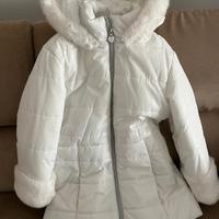Piumino bianco bimba