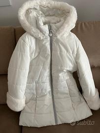 Piumino bianco bimba