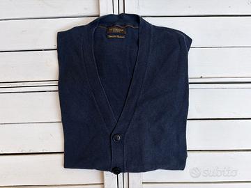 Maglia Cardigan Uomo Gutteridge Tg. M Blu