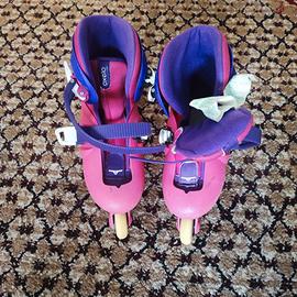 Roller bambina 32-34 OXELO con protezioni