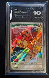 Carta Pokémon Charmender Gradato 10 aigrading