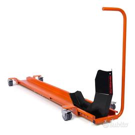 Carrello sposta moto con blocca ruota